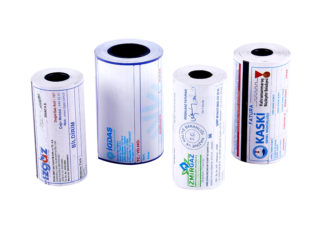 Elektrik Su Doğalgaz Fatura Ruloları